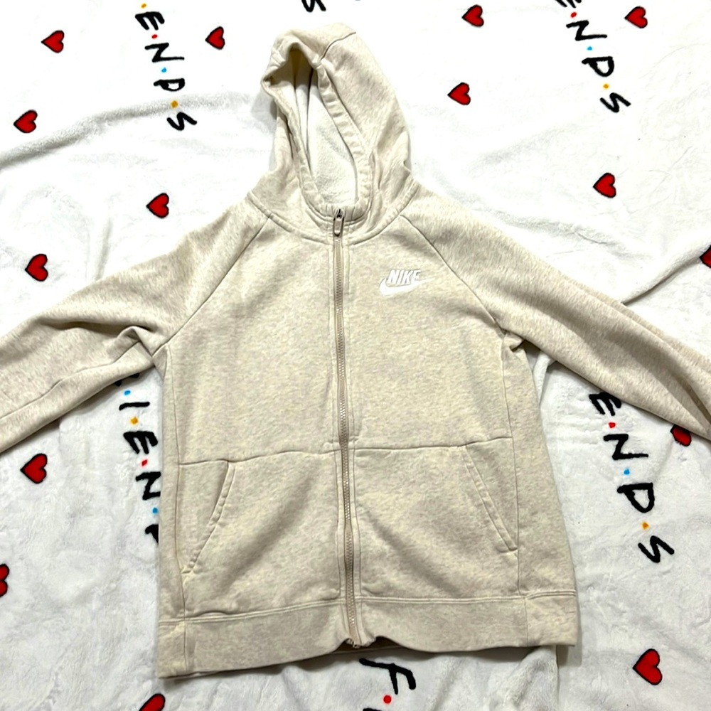 Nike Cream Zip up XL